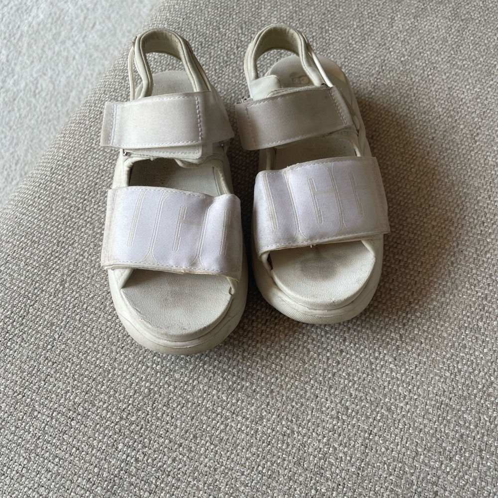 UGG White Sandals